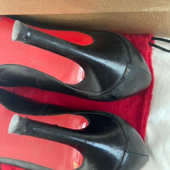Christian Louboutin simple pump 70 black- size 37 - Picture 6 of 16